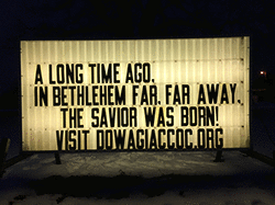 A long time ago, in Bethlehem far, far away, The Savior was born!